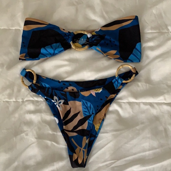 Stone Fox Swim Other - Stone Fox Swim Bikini Jungle Iris